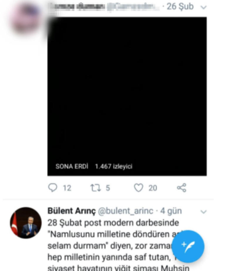 Bülent Arınç'ın hesabı hacklendi iddiası