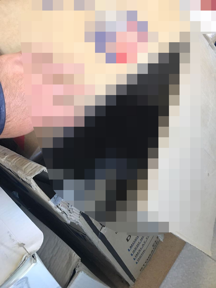 Giresun'da aranan komutan koli içerisinde saklanmış bulundu