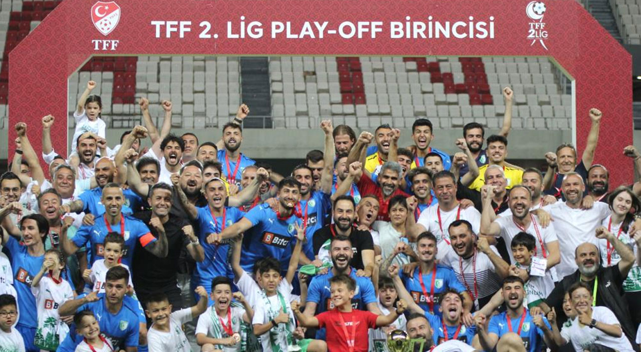 Spor Toto 1. Lig’e yükselen 3. takım Bodrumspor oldu