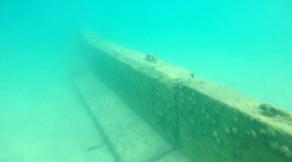 Bodrum'da deniz altında kaçak yapı