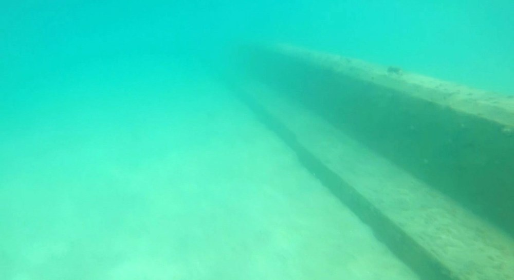 Bodrum'da deniz altında kaçak yapı