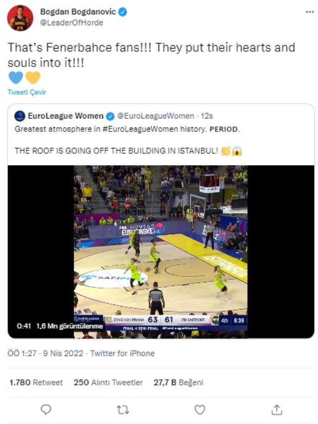 LeBron James'in Fenerbahçe paylaşımı sosyal medyayı yıktı: Oyunu domine etti LeBron James'in Fenerbahçe paylaşımı sosyal medyayı yıktı: Oyunu domine etti