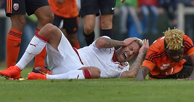Bordeauxlu Jeremy Menez'in kulağı koptu
