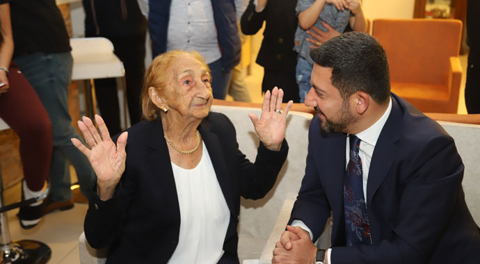 Brezilyalı turist 113. yaşını Kapadokya’da kutladı