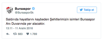 Saldırı sonrası Bursaspor'dan flaş karar!