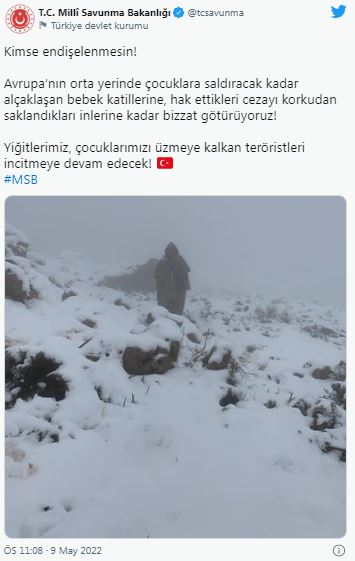 İsviçre'de ortalığı karıştıran PKK'ya MSB'den tokat gibi mesaj