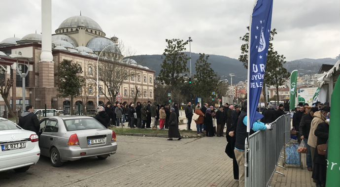 Bursa’da tanzim çadırlarına büyük ilgi