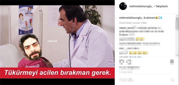 Sen Anlat Karadeniz'in başrolüne 'tükürmeyi bırak' kampanyası