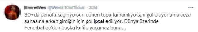 VAR golü iptal etti! Fenerbahçe taraftarları sosyal medyadan isyan etti