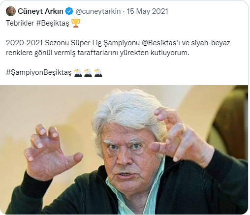 Cüneyt Arkın hangi takımlıydı? Cüneyt Arkın Beşiktaş'ı mı tutuyordu