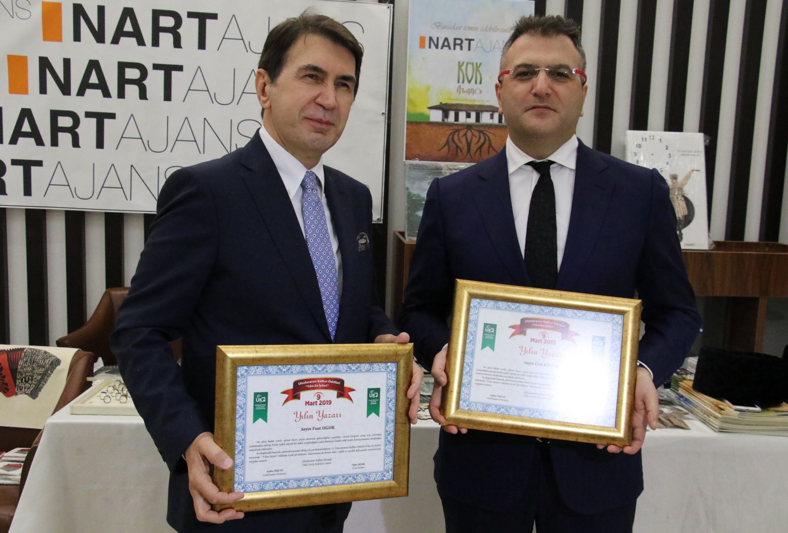 Cem Küçük ve Fuat Uğur'a 'En iyi Gazeteci ve Programcı' ödülü