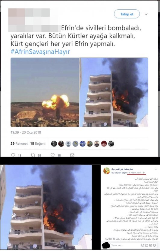 Sosyal medyada Zeytin Dalı Harekâtı'na kara propaganda