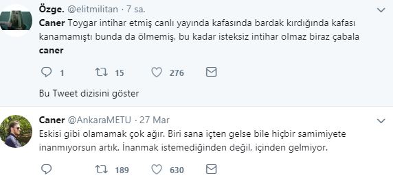 Caner Toygar'a tepki yağıyor | İşte Caner'in ilk görüntüsü (Caner intihar)