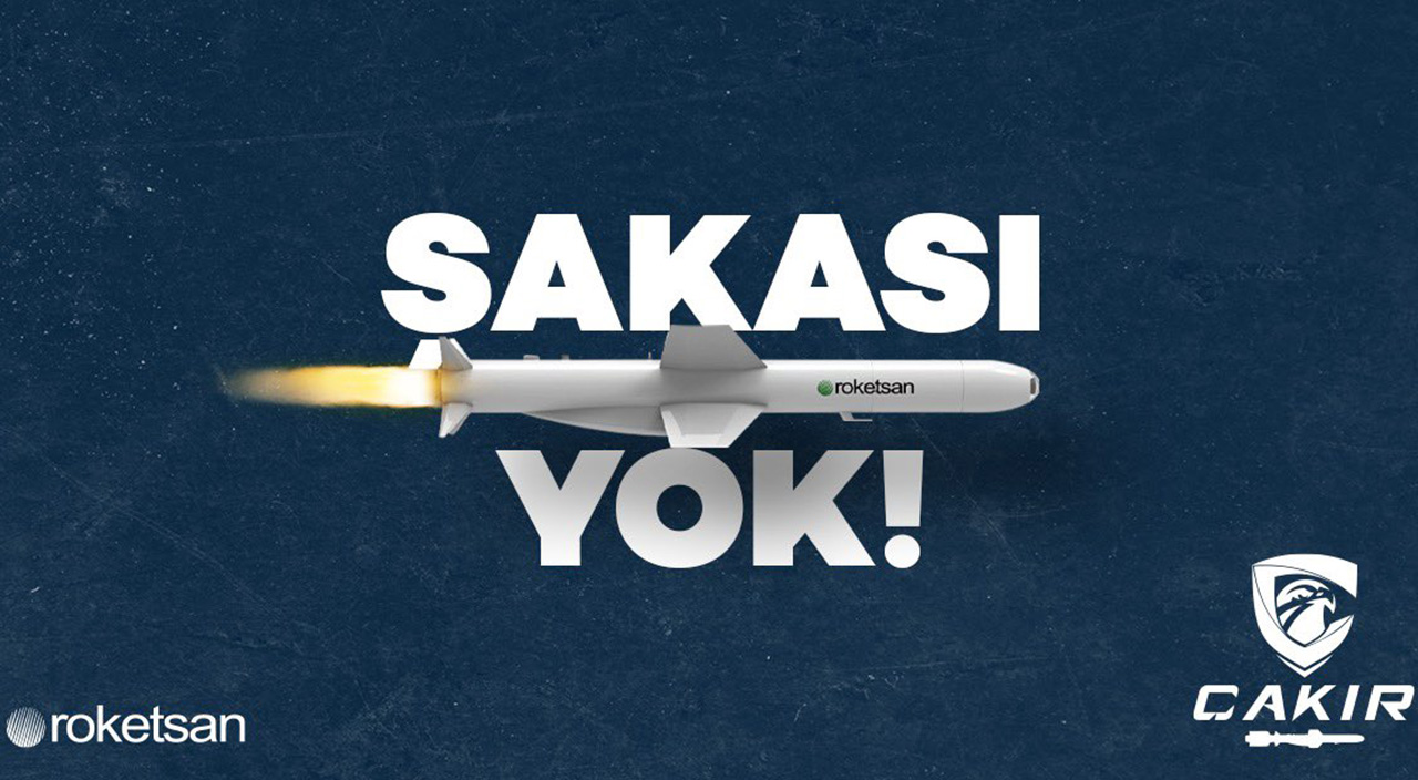 Roketsan, Çakır füzesini paylaştı: Şakası yok! Roketsan, Çakır füzesini paylaştı: Şakası yok!