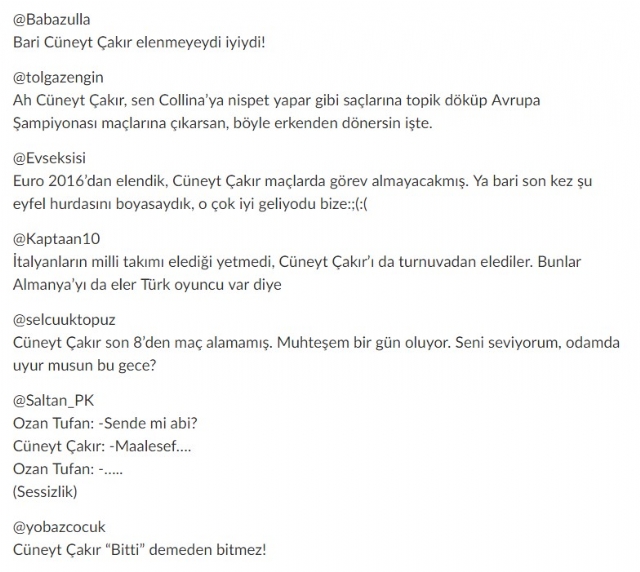 Cüneyt Çakır'ın EURO 2016'ya vedası Türkiye'yi üzdü