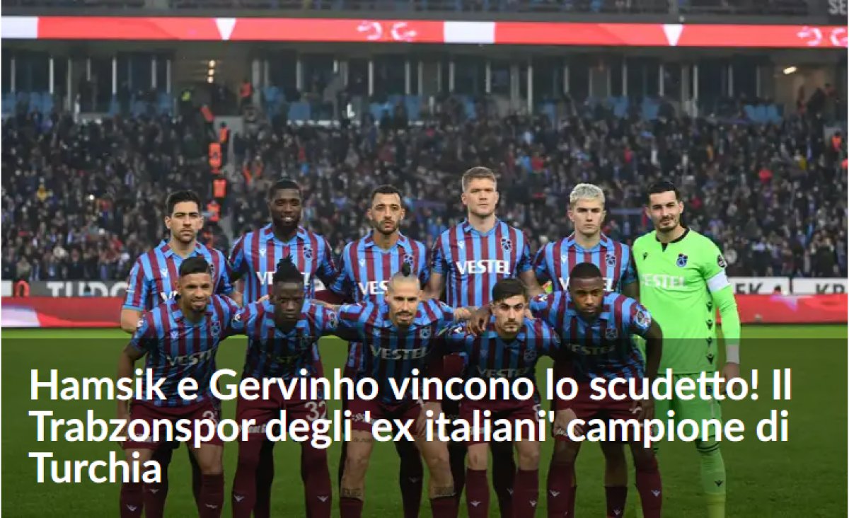Avrupa basını ne yazdı? Trabzonspor'un şampiyonluğu yabancı basında da gündem...