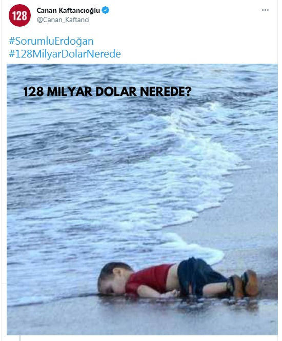 Kaftancıoğlu'nun Aylan bebekli skandal paylaşımına tepki büyüyor