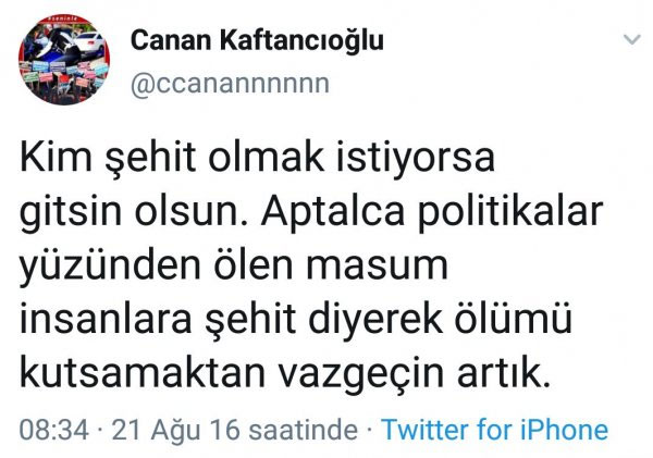 Hiç mi vicdanınız sızlamadı?
