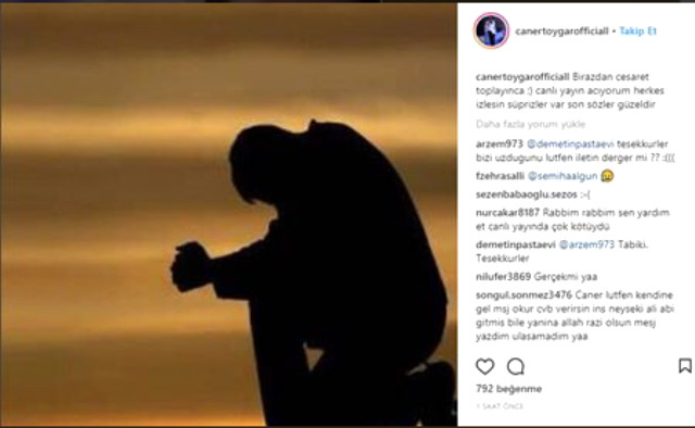 Caner Toygar, intihar girişiminden önce canlı yayın yaptı: Hakkımı helal etmiyorum