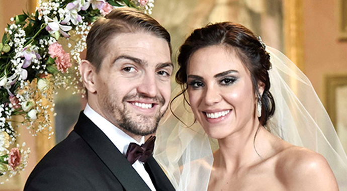 Caner Erkin ve Şükran Ovalı evlendi