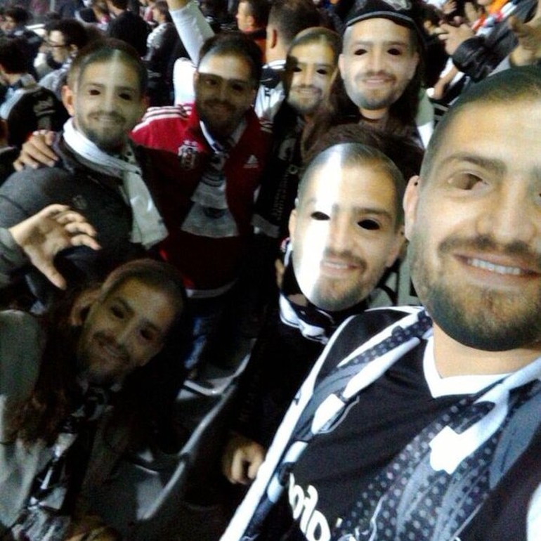 Beşiktaşlı futbolcular Caner'i unutmadı