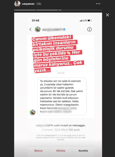 Can Yaman 'çok yazık' diyerek takipçisinin mesajını ifşa etti!