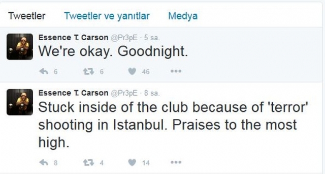 Fenerbahçe kadın basketbol takımından Lavender, saldırı sırasında Reina'daymış