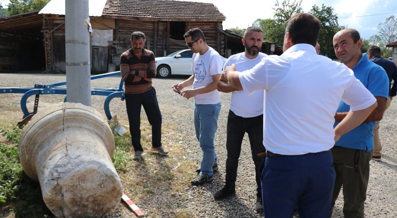 250 yıllık sütunlar kayıptı: Ünlü ailenin villasında çıktı