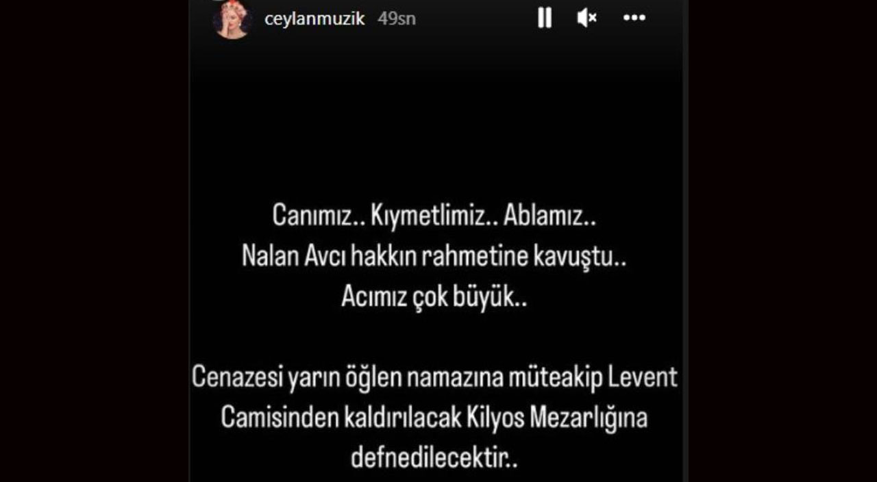 Türkücü Ceylan’ın acı günü: Ablası Nalan Avcı hayatını kaybetti Türkücü Ceylan’ın acı günü: Ablası Nalan Avcı hayatını kaybetti