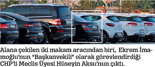 Yenikapı'da araç komedisi