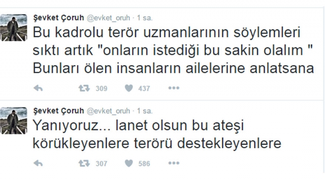 Şevket Çoruh, Vezneciler'deki patlamaya isyan etti