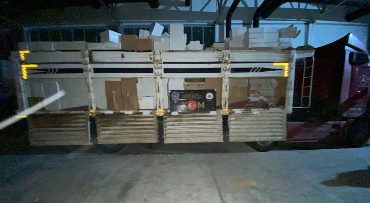 Adana’da milyonluk kaçak sigara operasyonu: 3 gözaltı