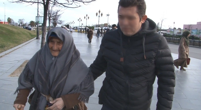 80 yıldır dilenen 102 yaşındaki yaşlı kadın pes dedirtti