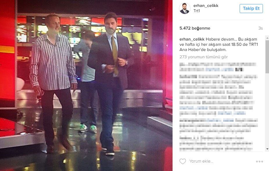 İşte Erhan Çelik'in yeni adresi!