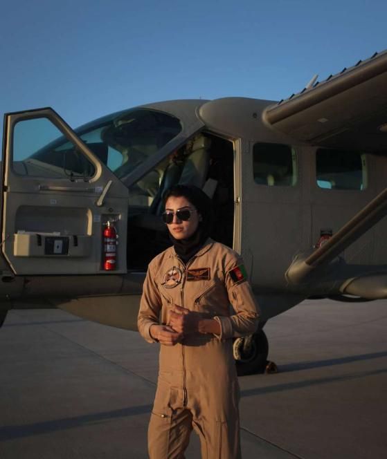 Afgan pilot Nilüfer Rahmani ABD'den sığınma istedi