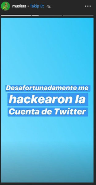 Muslera'nın twitter hesabı hacklendi