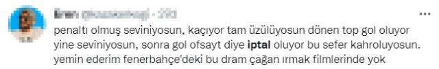 VAR golü iptal etti! Fenerbahçe taraftarları sosyal medyadan isyan etti