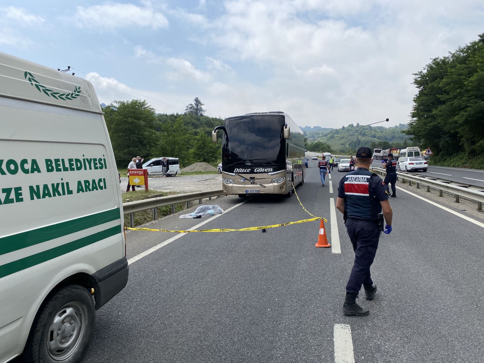 Yolcu otobüsünün çarptığı kadın hayatını kaybetti