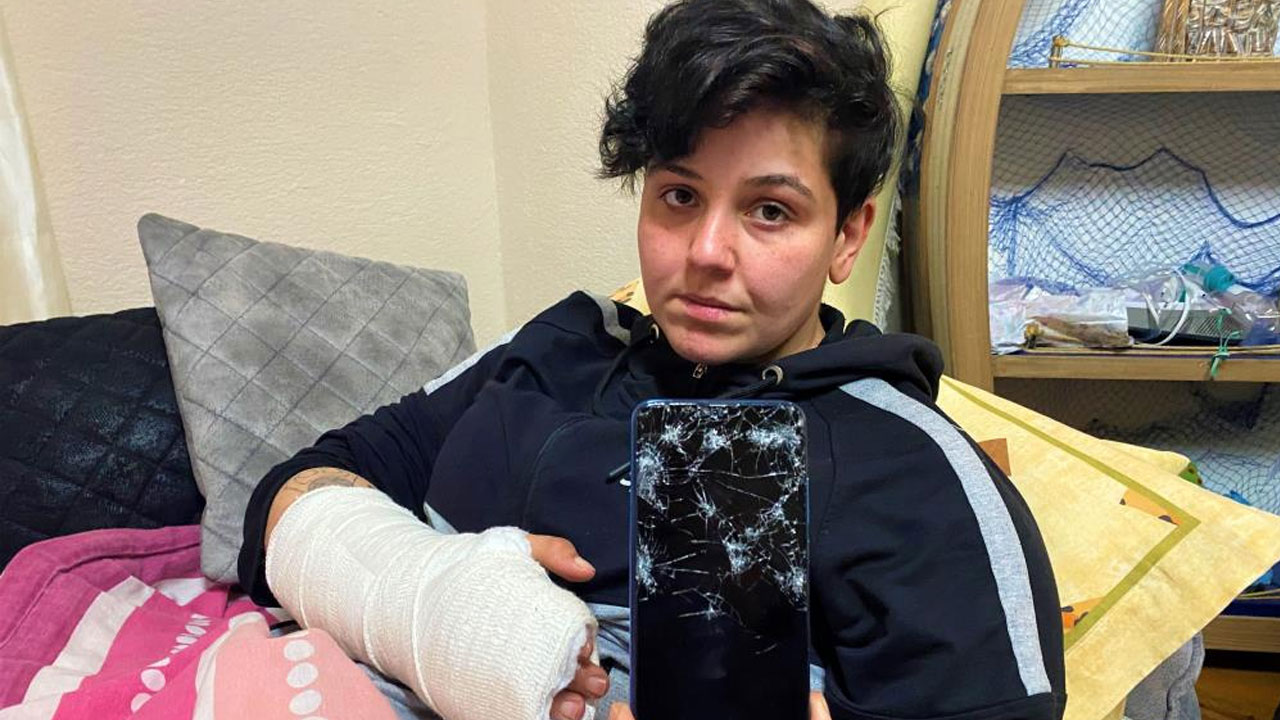 Trafik magandaları yine sahnede: Kadın kuryeyi acımasızca darp ettiler