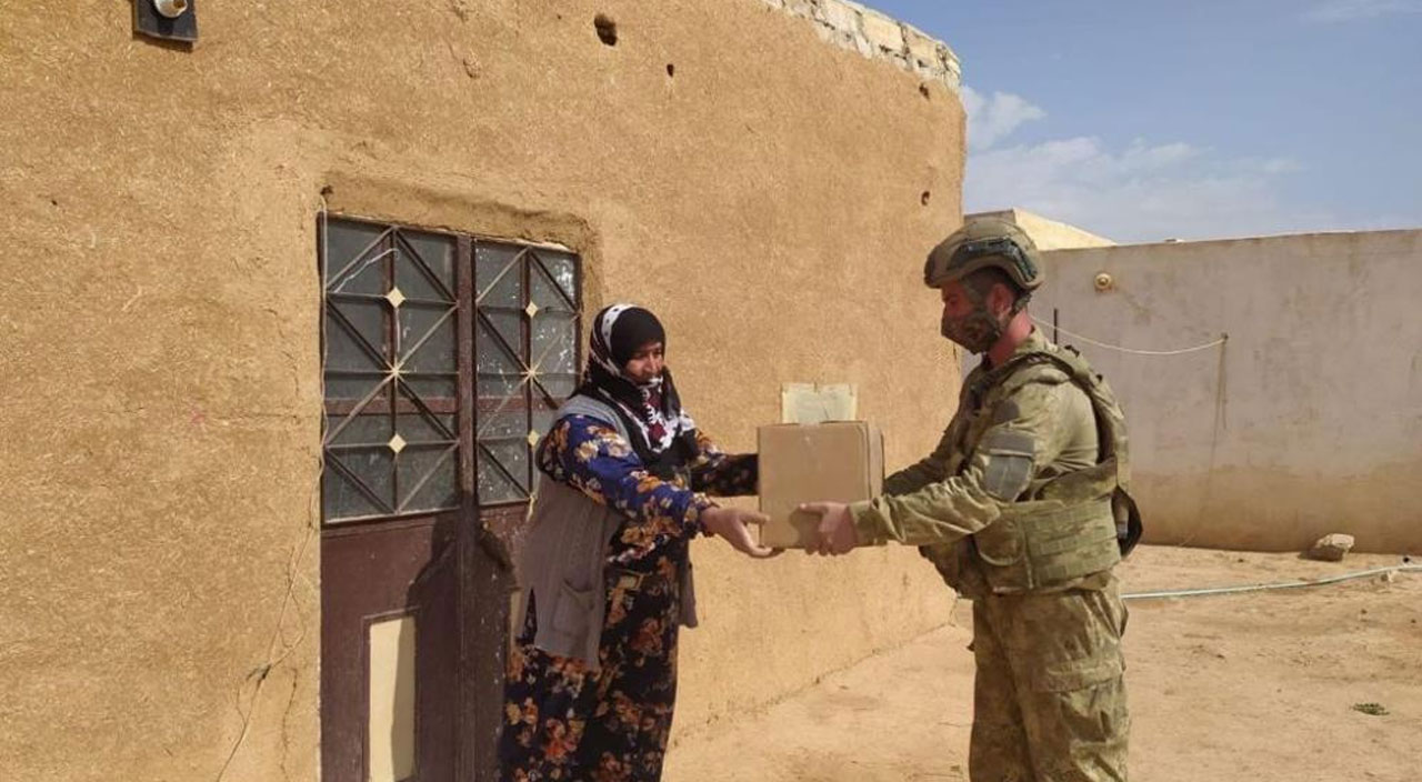 Mehmetçik Suriye’de insani yardım faaliyetlerini aralıksız sürdürüyor