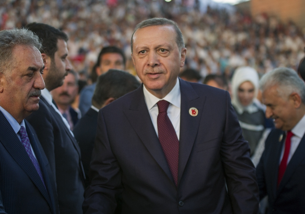 6 bin davetli katılıyor: Cumhurbaşkanı alana geldi