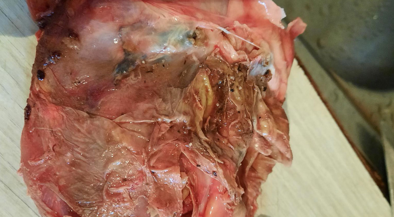 Aldığı tavuğu kesen adam şoku yaşadı! İçinden çıkanlar mide bulandırdı