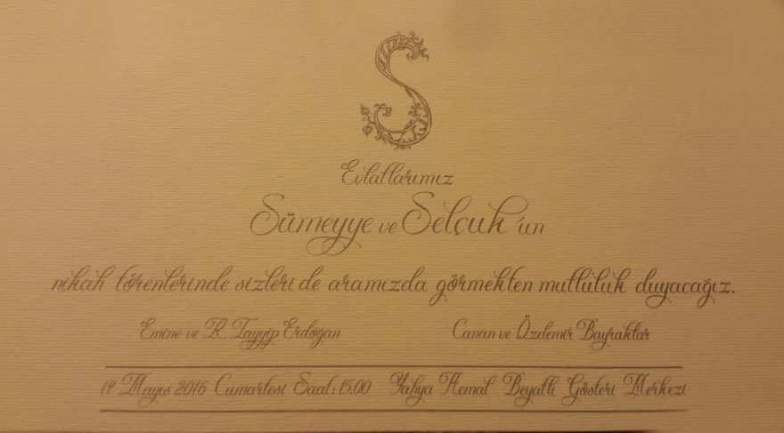 Davutoğlu Sümeyye Erdoğan'ın nikah şahidi olacak