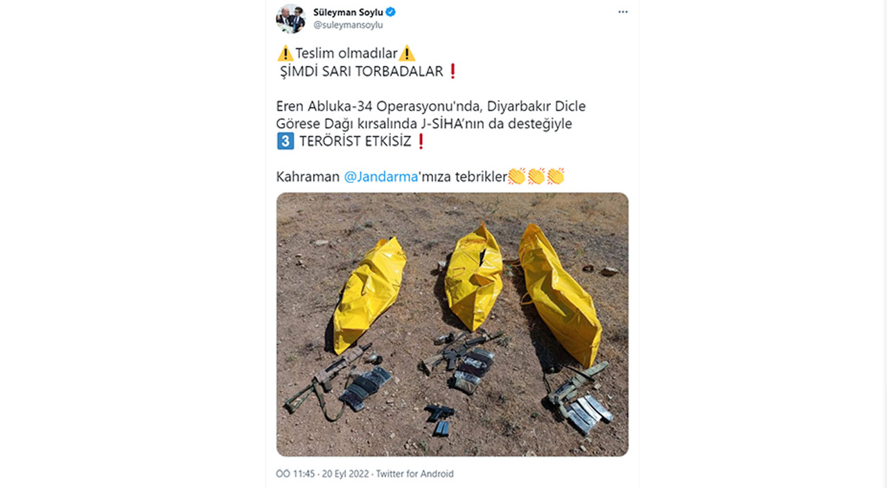 PKK, hem karadan hem havadan 'Abluka' altında! Diyarbakır'da 3 terörist etkisiz PKK, hem karadan hem havadan 'Abluka' altında! Diyarbakır'da 3 terörist etkisiz