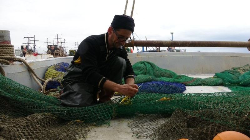 Fırtına dindi, balıkçılar denize açıldı