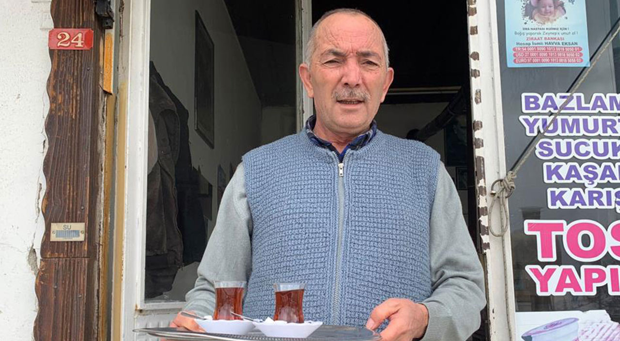 Bir zamanların belediye başkanı şimdinin çaycısı
