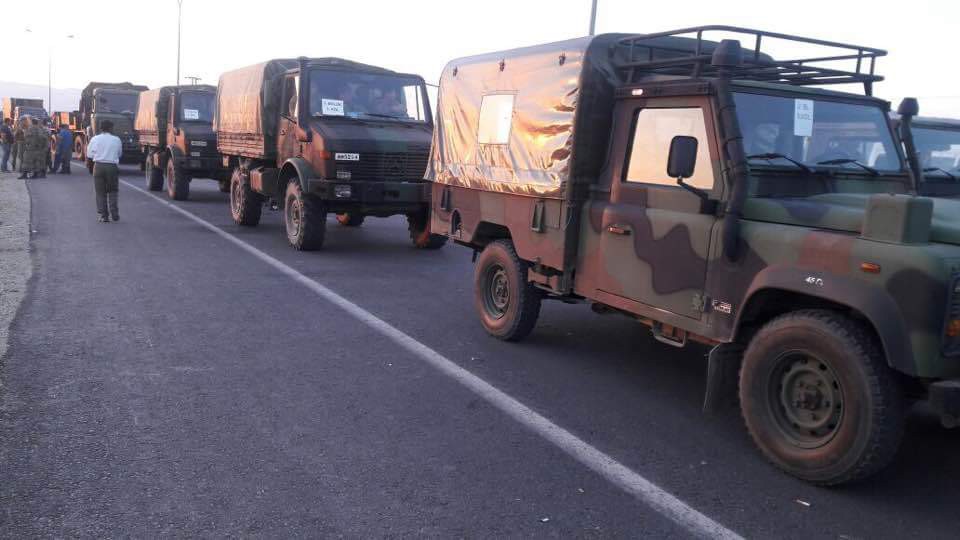 Denizli'de 500 asker teslim oldu