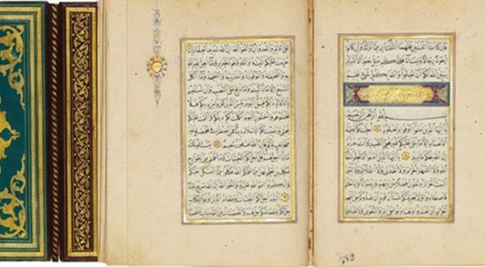 Mustafa Dede'nin tarihî mushaf-ı şerifi, Londra’da satışa çıktı