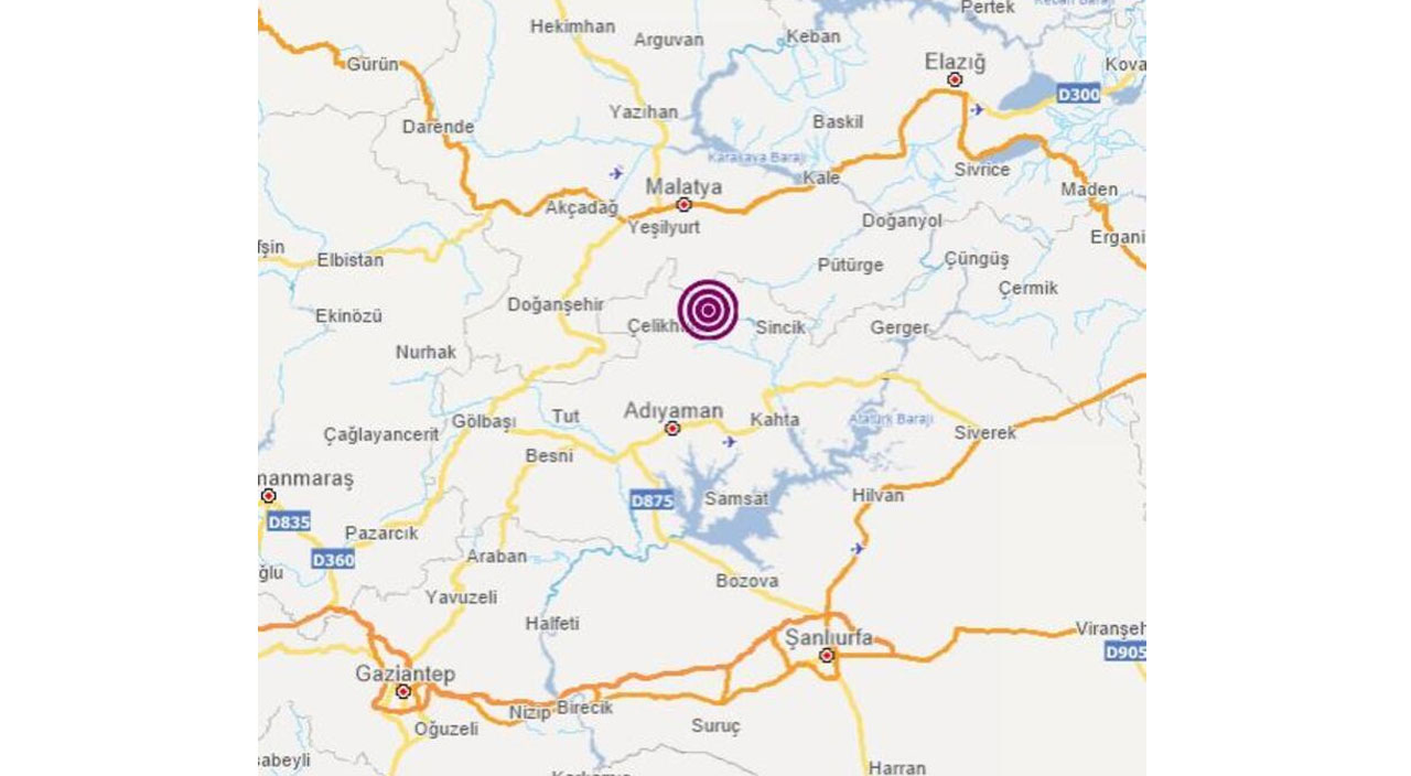 Adıyaman'da korkutan deprem