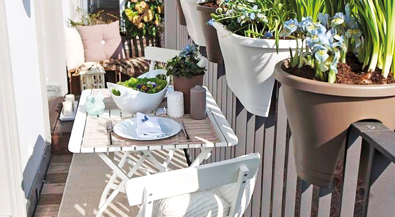 Küçük balkonlarınıza konforu getirin! Depolama alınandan çok daha fazlası...